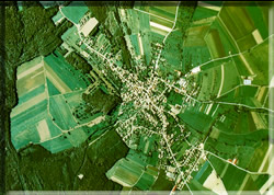 Pfetterhouse vu du ciel